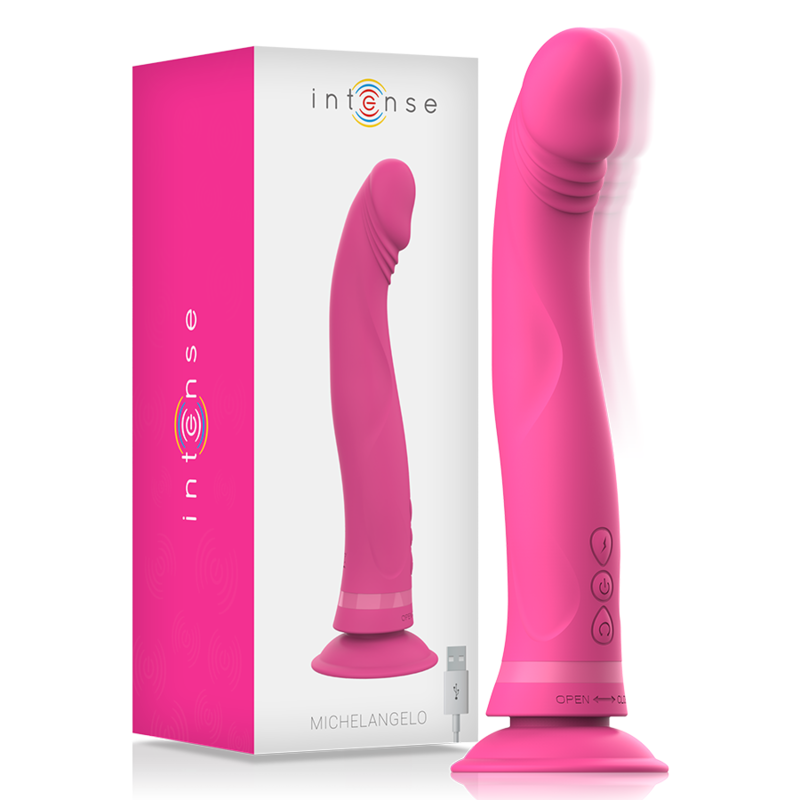 Intense - Gode Vibrateur En Silicone Rose Michelangelo